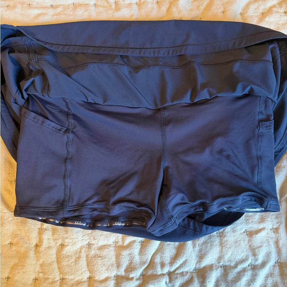 Lululemon Navy Skort Size 8 - Picture 5 of 5
